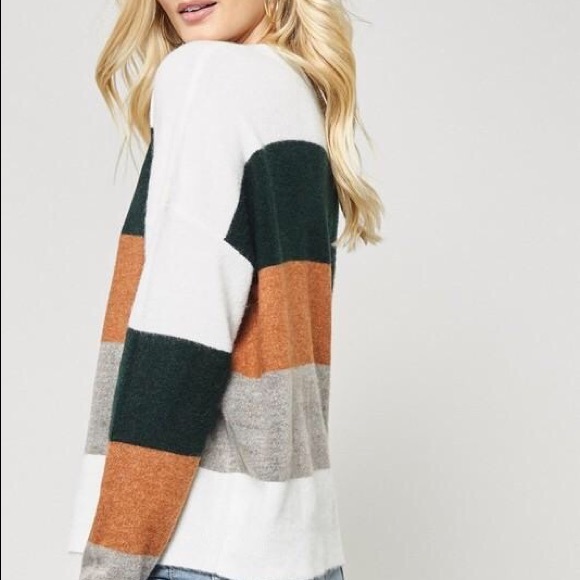 Super soft color block sweater - Picture 3 of 8